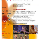 21 ottobre 2017 – SILENZI SCORDATI, Genova